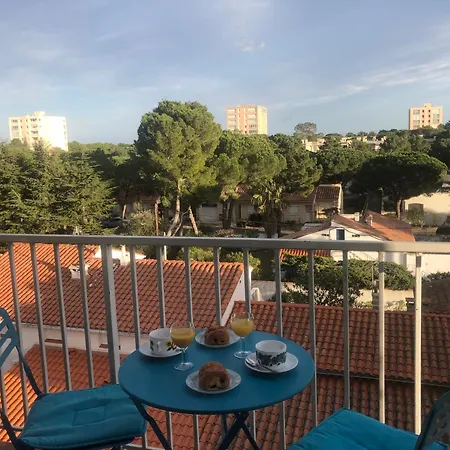 Argeles: Climatise Proche Avec Balcon, 4 Couchages - Fr-1-309-386