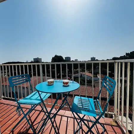 Argeles: Climatise Proche Avec Balcon, 4 Couchages - Fr-1-309-386